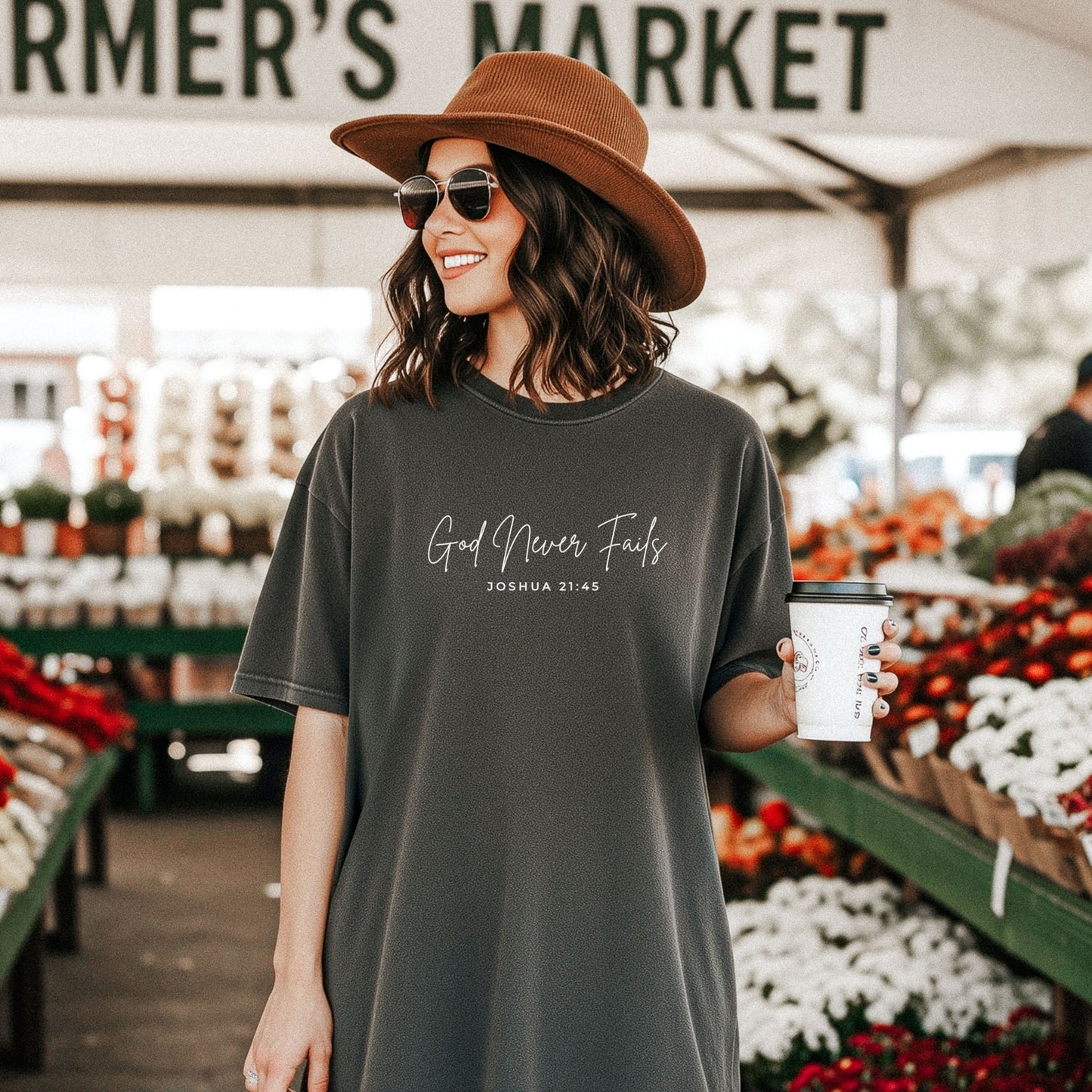 God Never Fails Tee (Multiple Colors)