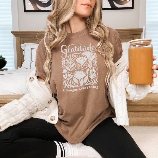 Gratitude Changes Everything Tee (Multiple Colors)