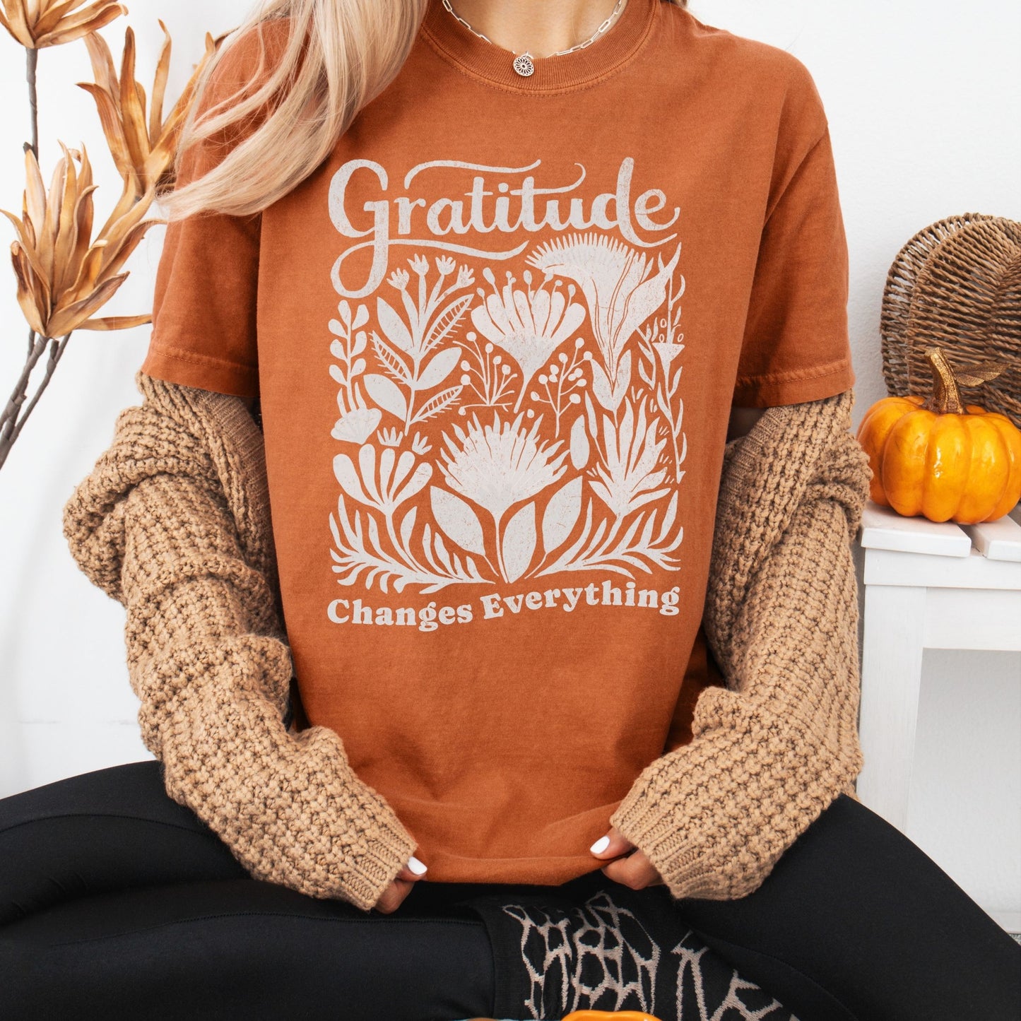 Gratitude Changes Everything Tee (Multiple Colors)