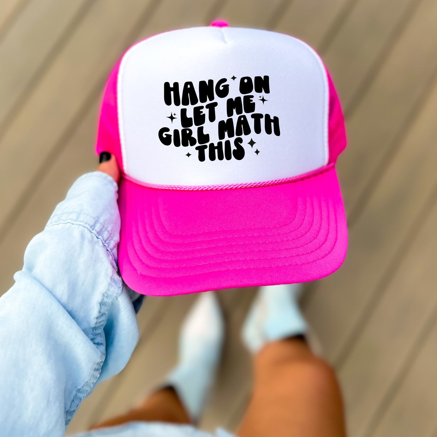 Hold on Let Me Girl Math This Trucker Hat (Multiple Colors)