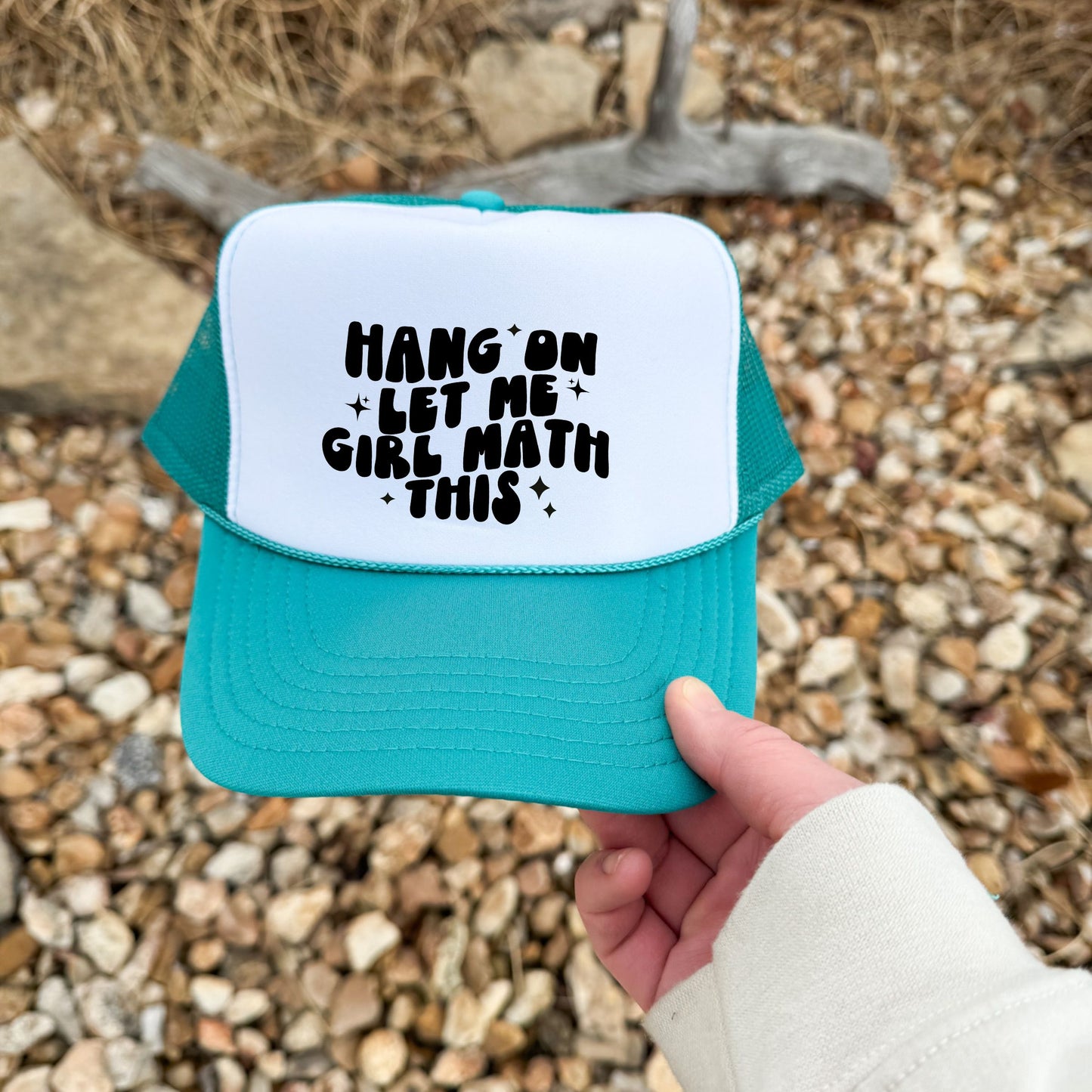Hold on Let Me Girl Math This Trucker Hat (Multiple Colors)