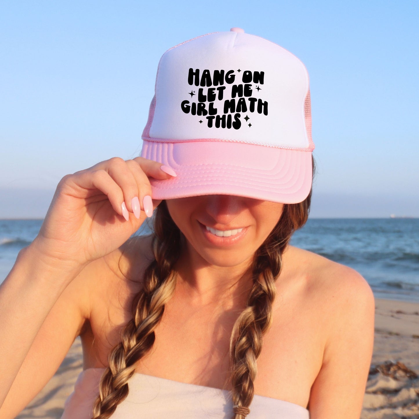 Hold on Let Me Girl Math This Trucker Hat (Multiple Colors)
