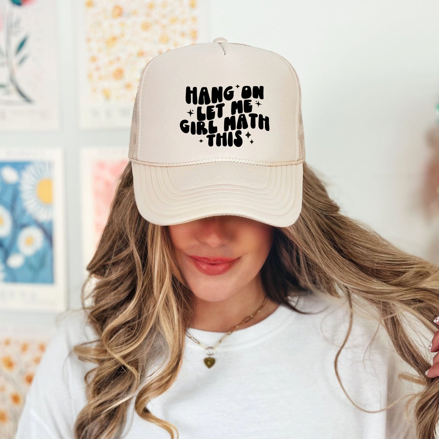 Hold on Let Me Girl Math This Trucker Hat (Multiple Colors)