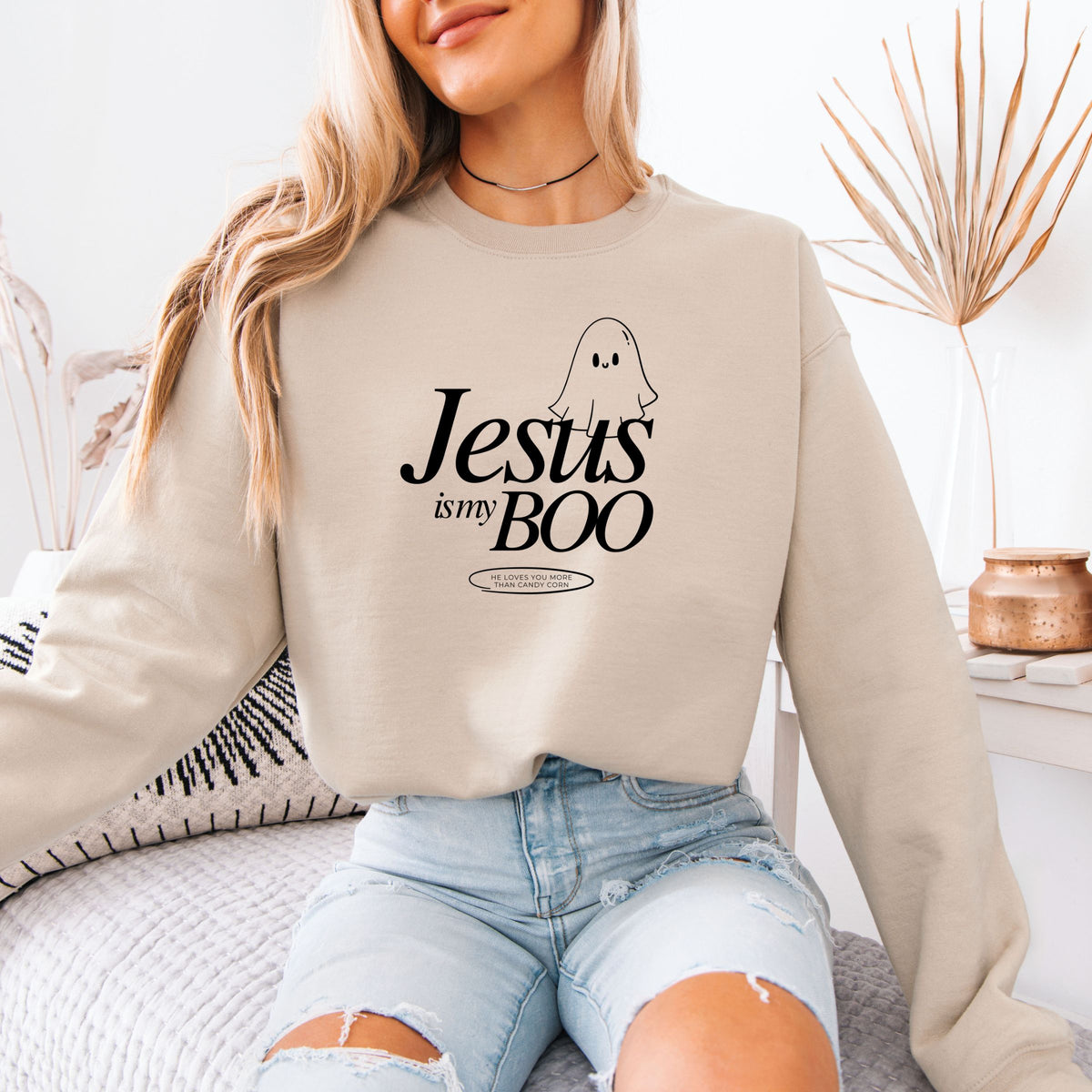 Jesus Is My Boo Sweatshirt (Multiple Colors)