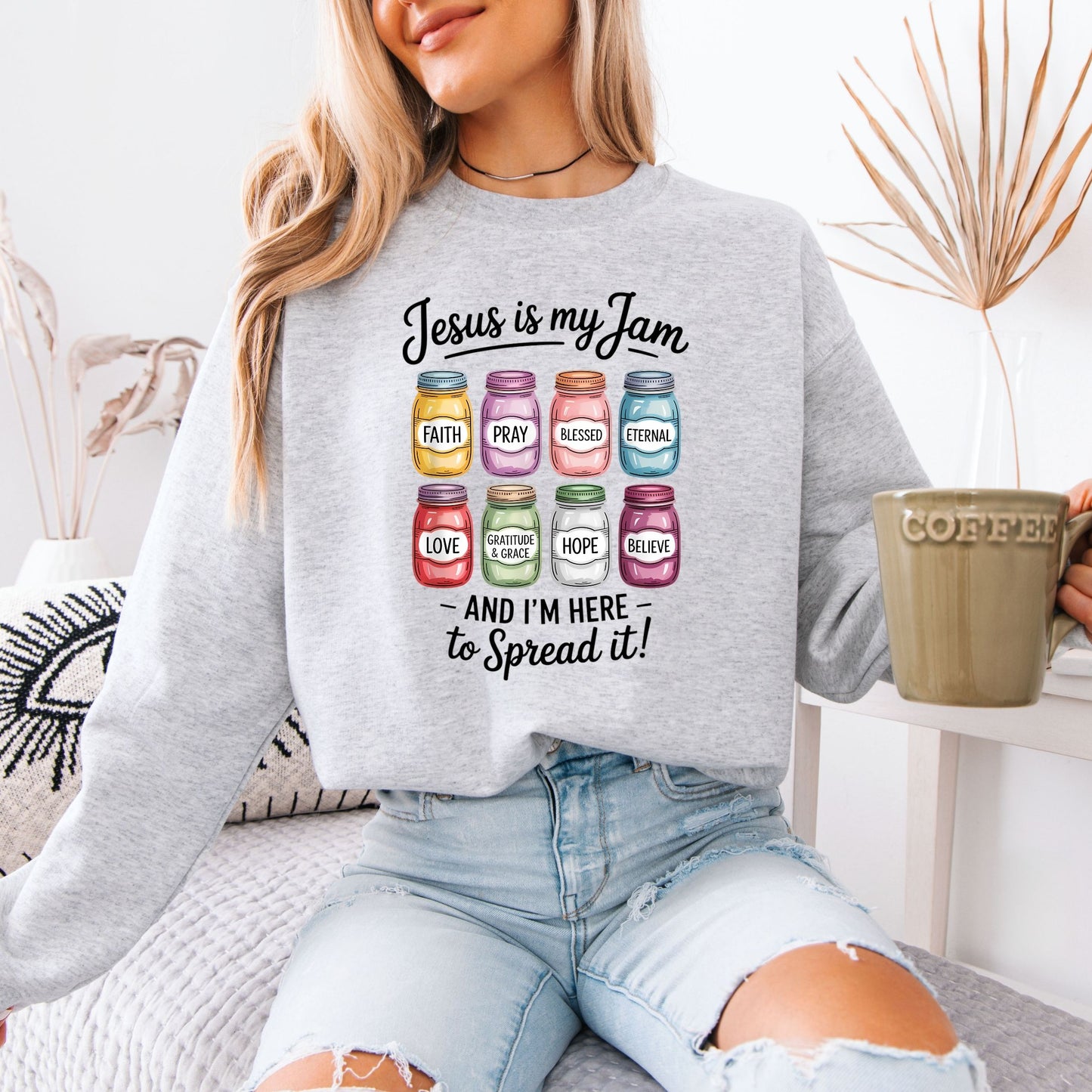 Jesus Is My Jam Sweatshirt (Multiple Colors)