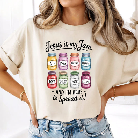 Jesus is My Jam Tee (Multiple Colors)