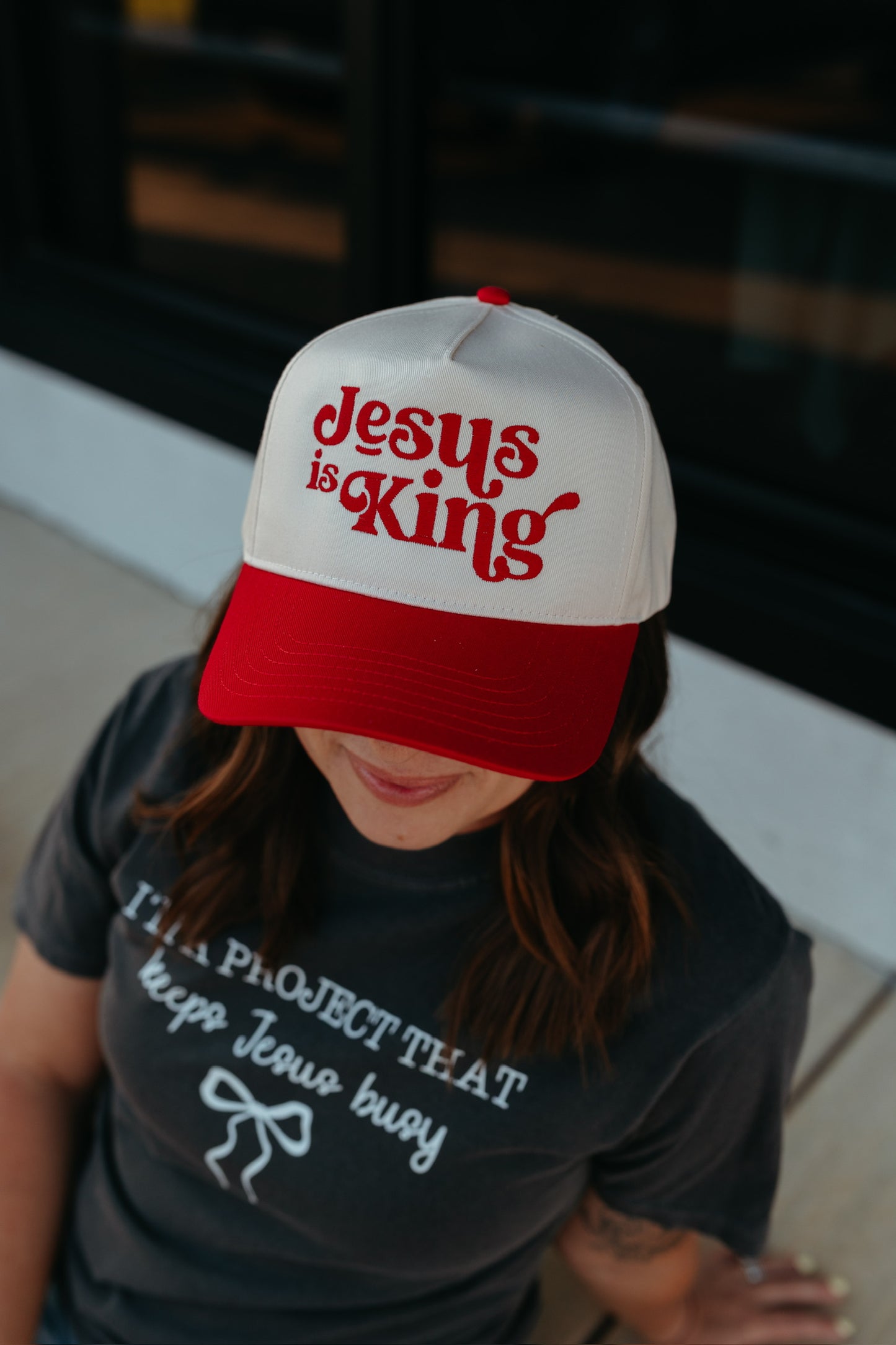 Jesus Is King Embroidered Hat