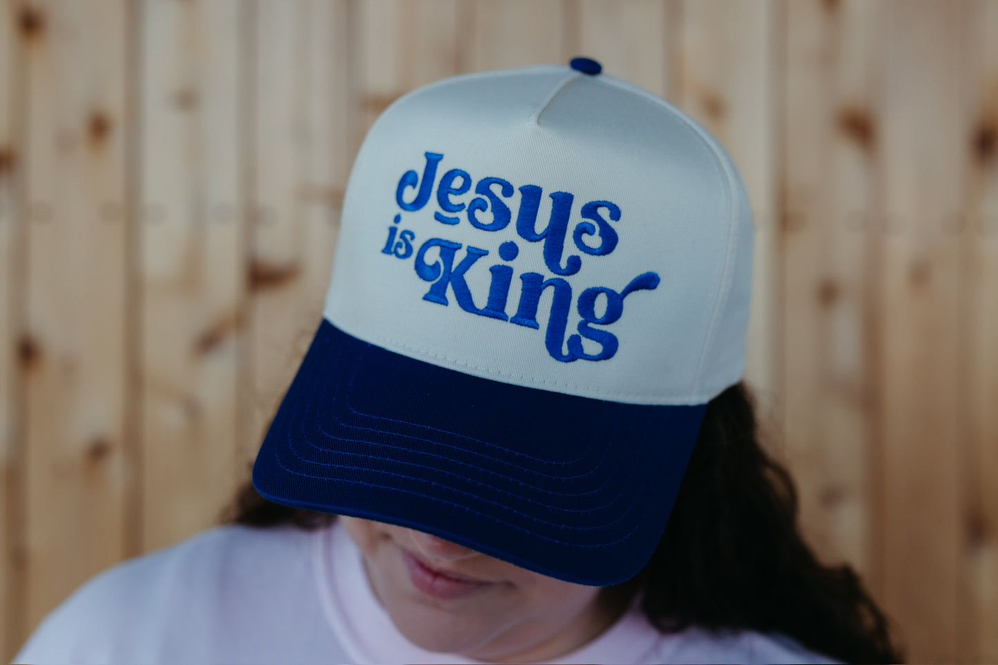 Happy is the New Rich Embroidered Hat