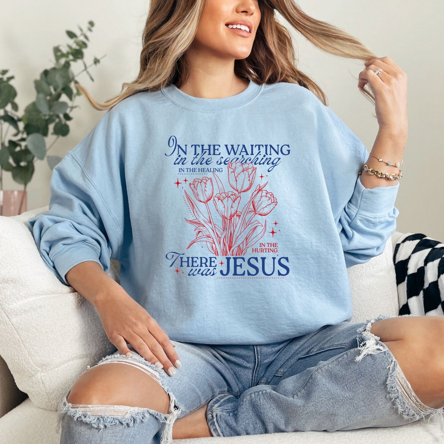 In The Searching There was Jesus Sweatshirt (Multiple Colors)