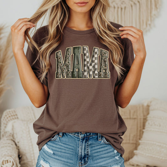 Mama Vintage Camo Tee