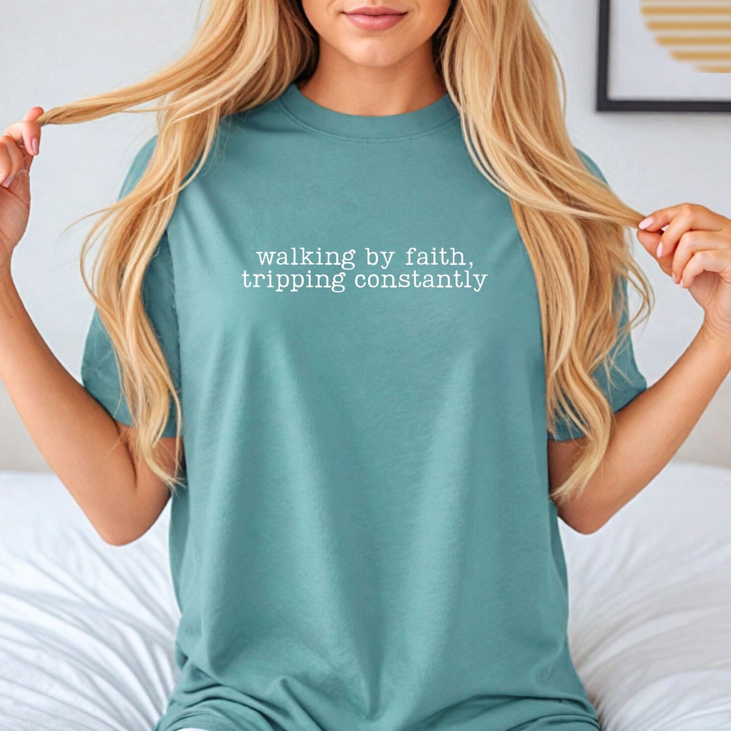 Walking By Faith Tee (Multiple Colors)