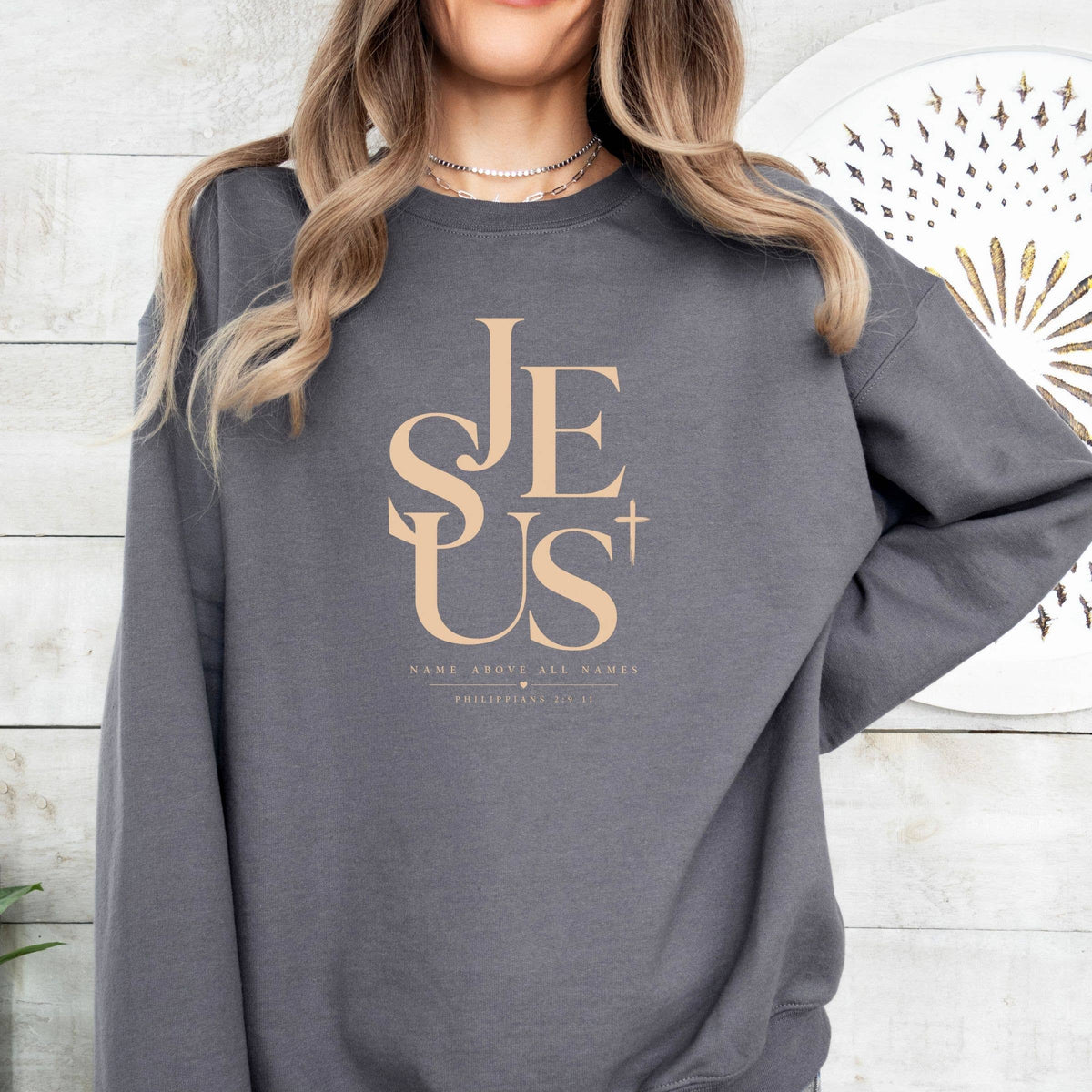 Jesus King of All Christmas Graphic Sweatshirt