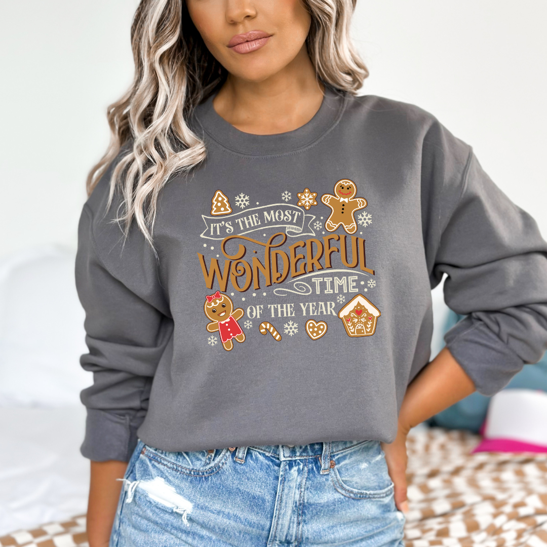 Wonderful Time Of The Year - Christmas Graphic Sweatshirt