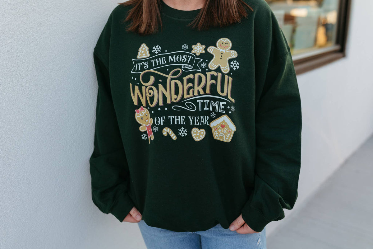 Wonderful Time Of The Year - Christmas Graphic Sweatshirt