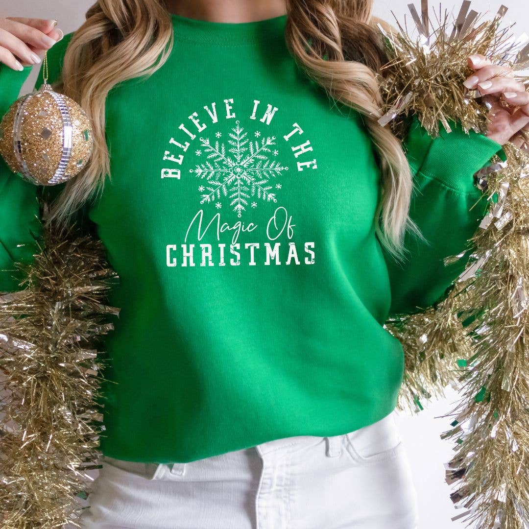 Believe In The Magic of Christmas Graphic Sweatshirt
