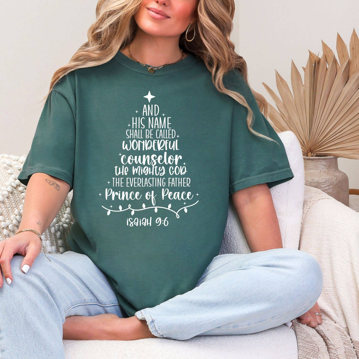 Jesus Christmas Tree - Christmas Tee - Christmas Graphic Tee