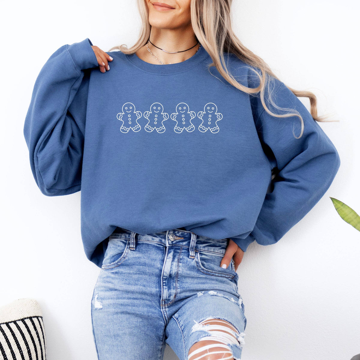 Gingerbread Christmas Graphic Sweatshirt - Graphic Tee