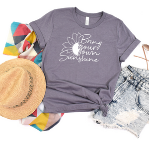 Bring Your Own Sunshine Tee - Multiple Color Options