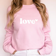 Load image into Gallery viewer, Love Sweatshirt - (Multiple Color Options)
